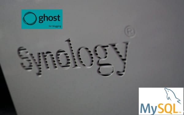 How to setup Ghost docker on Synology NAS and host website